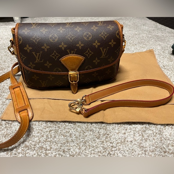 Louis Vuitton Monogram Updated & Enhanced Sologne Diane Bag Crossbody Shoulder - Picture 1 of 13
